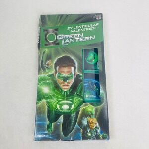 Paper Magic Valentine Cards 27ct Green Lantern Lenticular Green DC Comics NEW